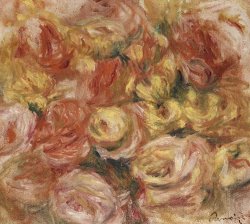 Pierre Auguste Renoir Flower Sketch painting