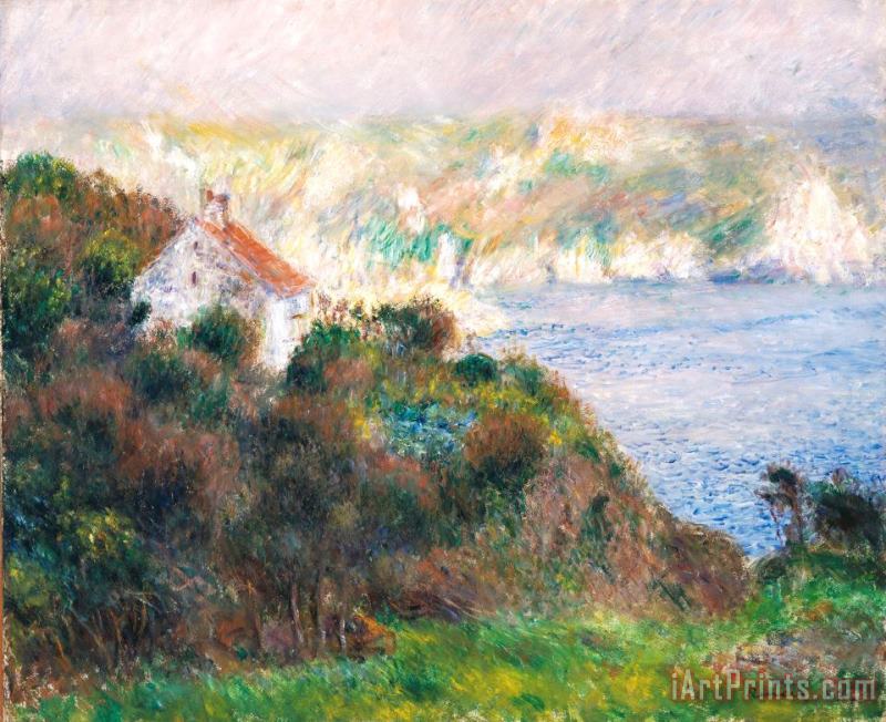 Pierre Auguste Renoir Fog on Guernsey Art Painting