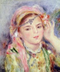 Pierre Auguste Renoir L'Algerienne painting