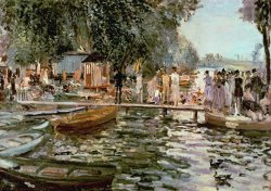 Pierre Auguste Renoir La Grenouillere painting