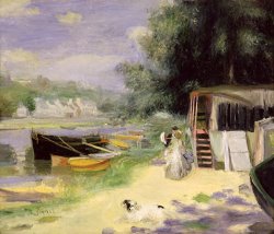 Pierre Auguste Renoir La Grenouillere painting