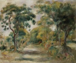  Pierre Auguste Renoir Landscape at Noon painting