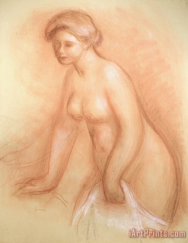 Pierre Auguste Renoir Large Bather Art Print