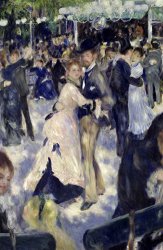 Pierre Auguste Renoir Le Moulin De La Galette, Detail of The Dancers painting