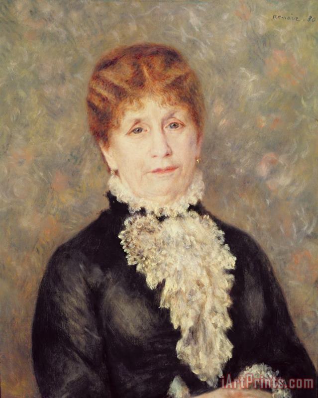 Pierre Auguste Renoir Madame Eugene Fould Art Print