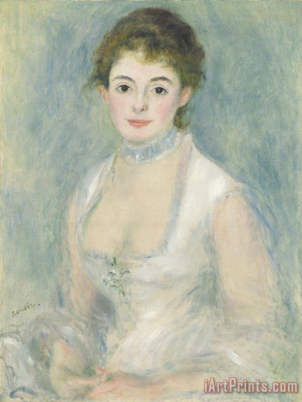 Madame Henriot painting - Pierre Auguste Renoir Madame Henriot Art Print