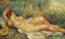 Pierre Auguste Renoir Outstretched Nude painting