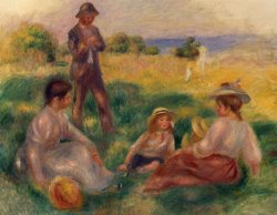 Pierre Auguste Renoir Party in the Country at Berneval painting