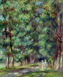 Pierre Auguste Renoir Path in a Wood painting