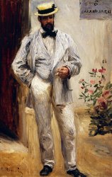 Pierre Auguste Renoir Portrait Of Charles Le Coeur painting