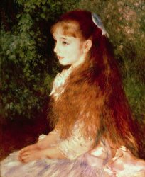 Pierre Auguste Renoir  Portrait of Mademoiselle Irene Cahen d'Anvers painting