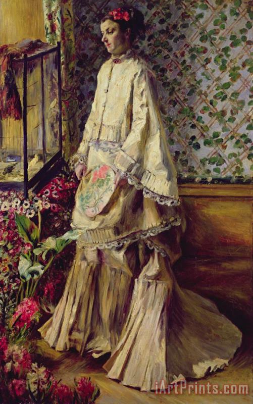Portrait of Rapha painting - Pierre Auguste Renoir Portrait of Rapha Art Print