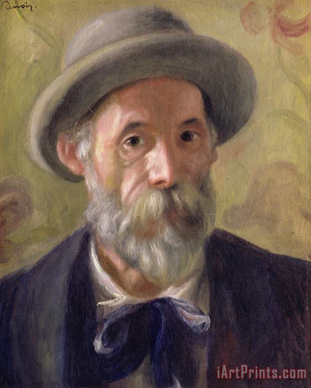Self Portrait painting - Pierre Auguste Renoir Self Portrait Art Print