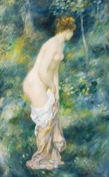 Pierre Auguste Renoir Standing Bather painting