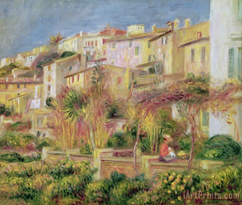 Pierre Auguste Renoir Terrace in Cagnes Art Painting
