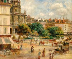 Pierre Auguste Renoir The Banks of the Seine at Bougival painting