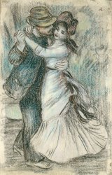 Pierre Auguste Renoir The Dance painting