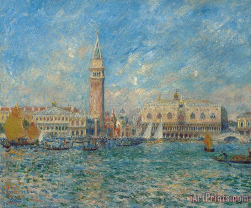 Pierre Auguste Renoir The Doge's Palace in Venice Art Painting