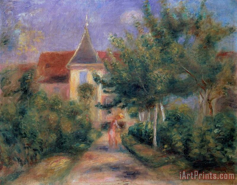 Pierre Auguste Renoir The House at Giverny under the Roses Art Print