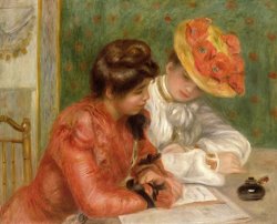 Pierre Auguste Renoir The Letter painting