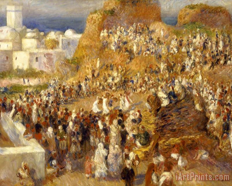 Pierre Auguste Renoir The Mosque Art Painting