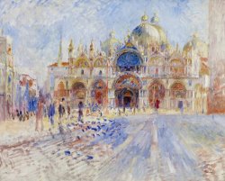 Pierre Auguste Renoir The Piazza San Marco painting