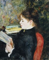 Pierre Auguste Renoir The Reader painting