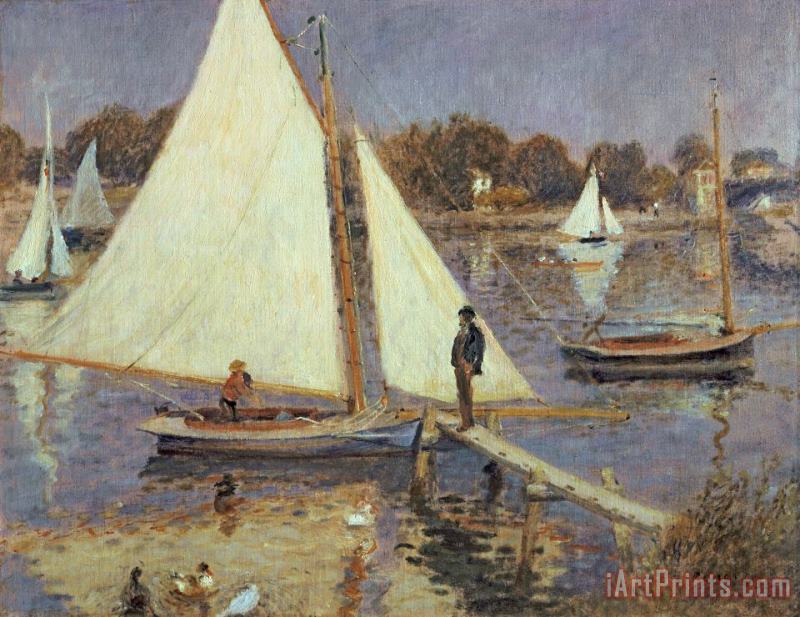 Pierre Auguste Renoir  The Seine at Argenteuil Art Print