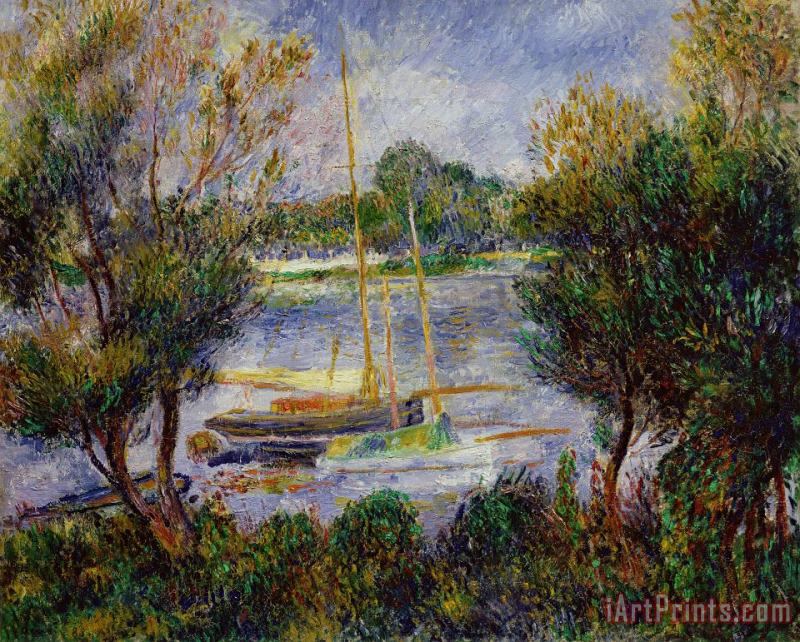 The Seine at Argenteuil painting - Pierre Auguste Renoir The Seine at Argenteuil Art Print