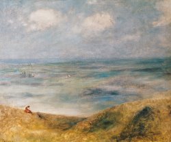 Pierre Auguste Renoir View of the Sea Guernsey painting