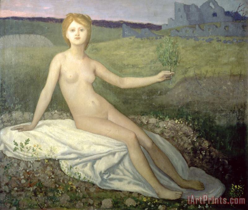 Pierre Puvis de Chavannes Hope Art Painting