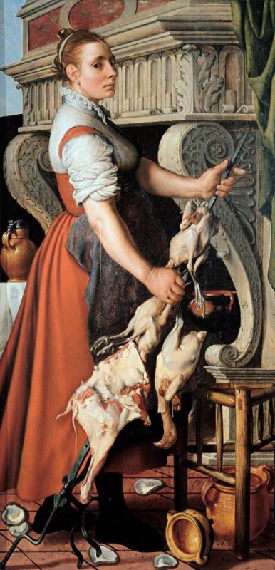 The Cook painting - Pieter Aertsen The Cook Art Print