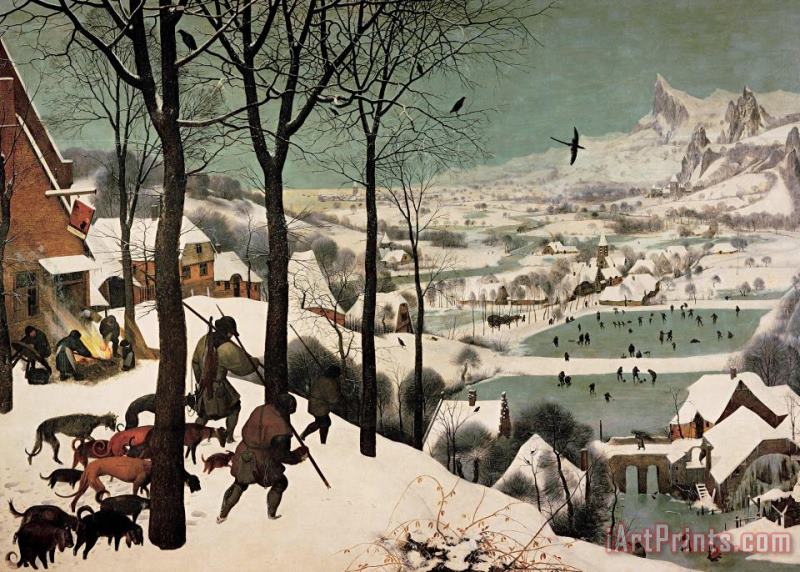Hunters In The Snow painting - Pieter Bruegel Hunters In The Snow Art Print
