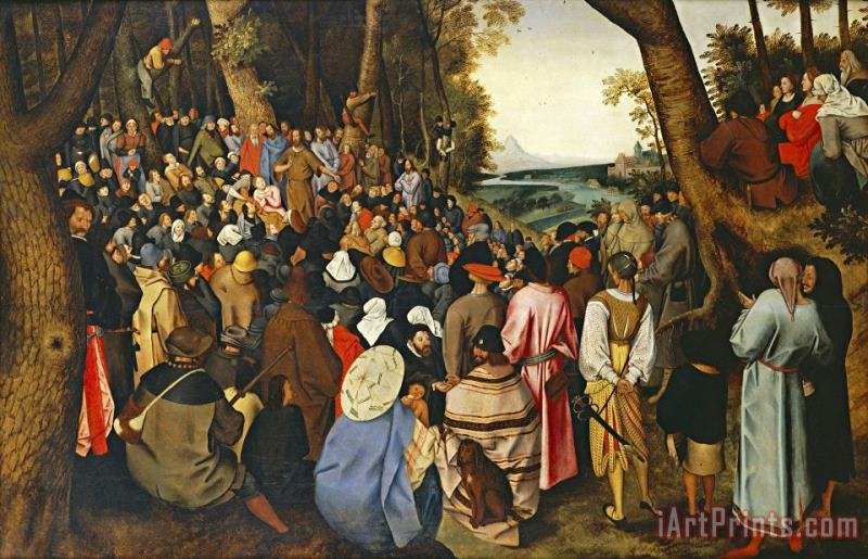 Pieter Bruegel the Elder Saint John The Baptist Preaching Art Painting