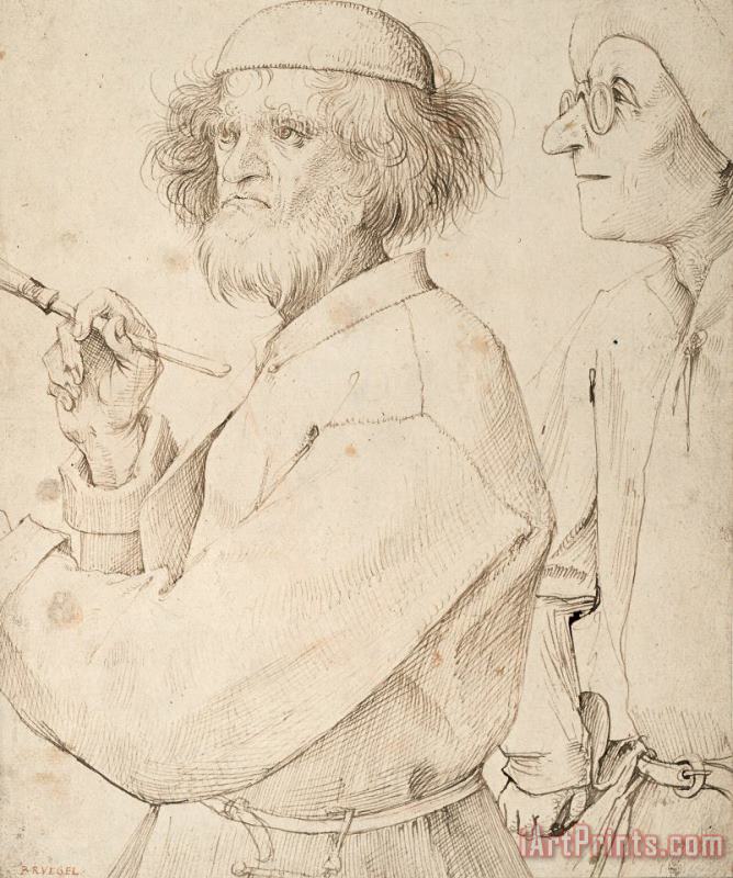 Pieter Bruegel the Elder The Painter And The Buyer, 1565 Art Painting