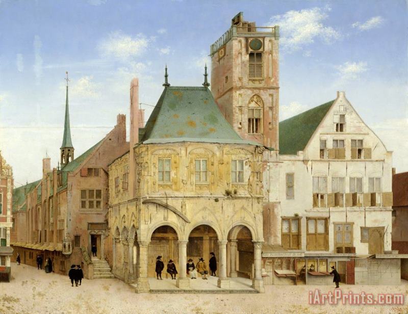 Pieter Jansz Saenredam The Old Town Hall of Amsterdam Art Painting