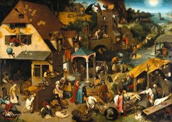 Pieter the Elder Bruegel The Dutch Proverbs