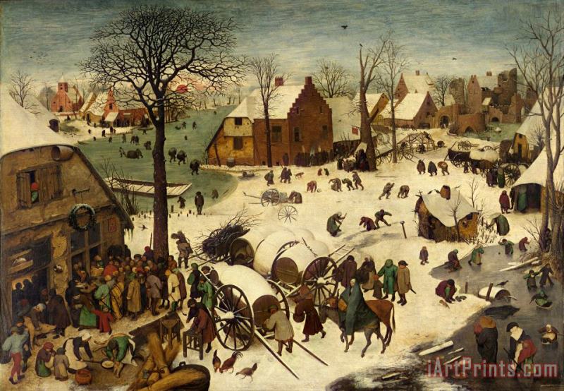 The Numbering at Bethlehem painting - Pieter the Elder Bruegel The Numbering at Bethlehem Art Print