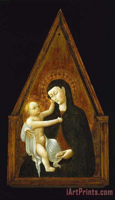 Pietro di Giovanni d'Ambrogio Madonna And Child Art Painting