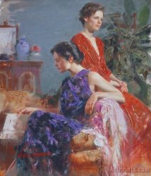 Pino Daeni Untitled Ladies