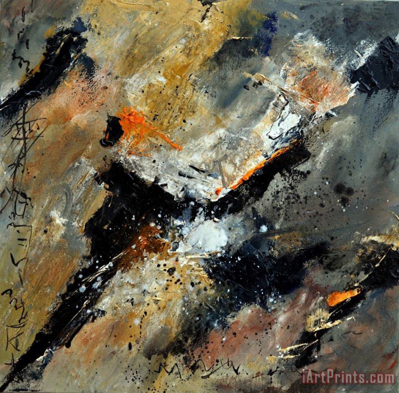 Abstract 6621802 painting - Pol Ledent Abstract 6621802 Art Print