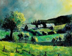 Pol Ledent Ardennes 79 painting