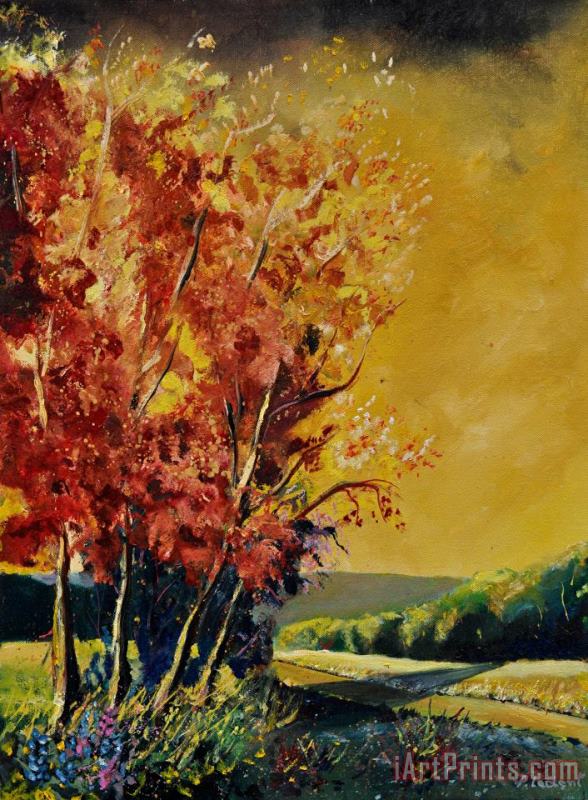 Autumn 68 painting - Pol Ledent Autumn 68 Art Print