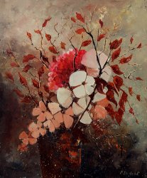 Pol Ledent Autumn Bunch painting