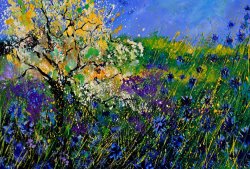 Pol Ledent Blue Cornflowers