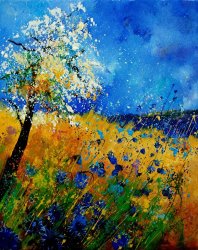 Pol Ledent Blue cornflowers 450108