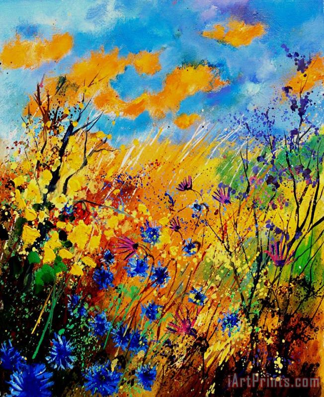 Pol Ledent Blue cornflowers 450408 Art Painting