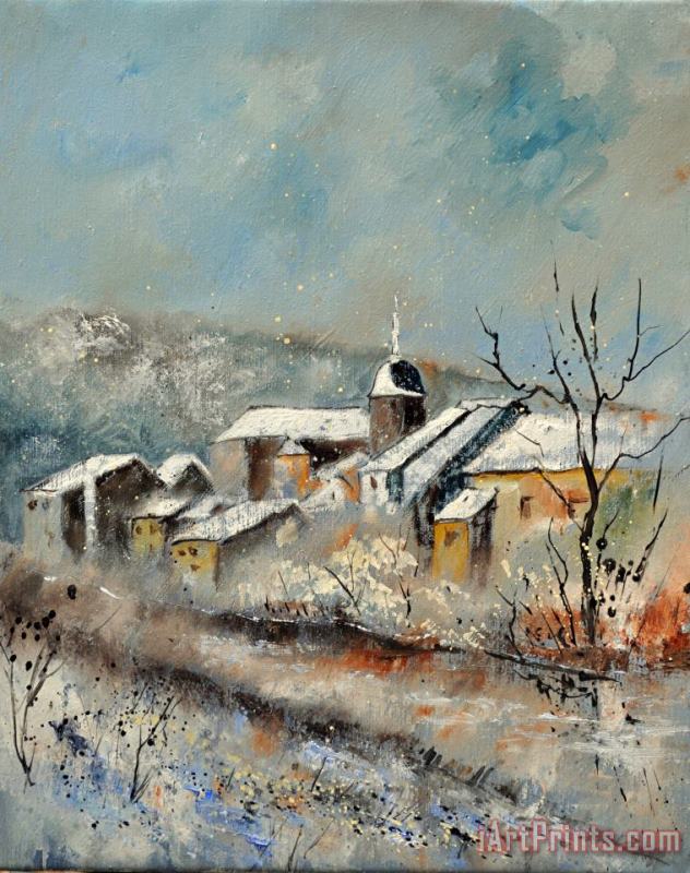 Chassepierre painting - Pol Ledent Chassepierre Art Print