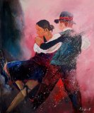 Dancing tango