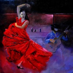 Pol Ledent Flamenco 88 painting